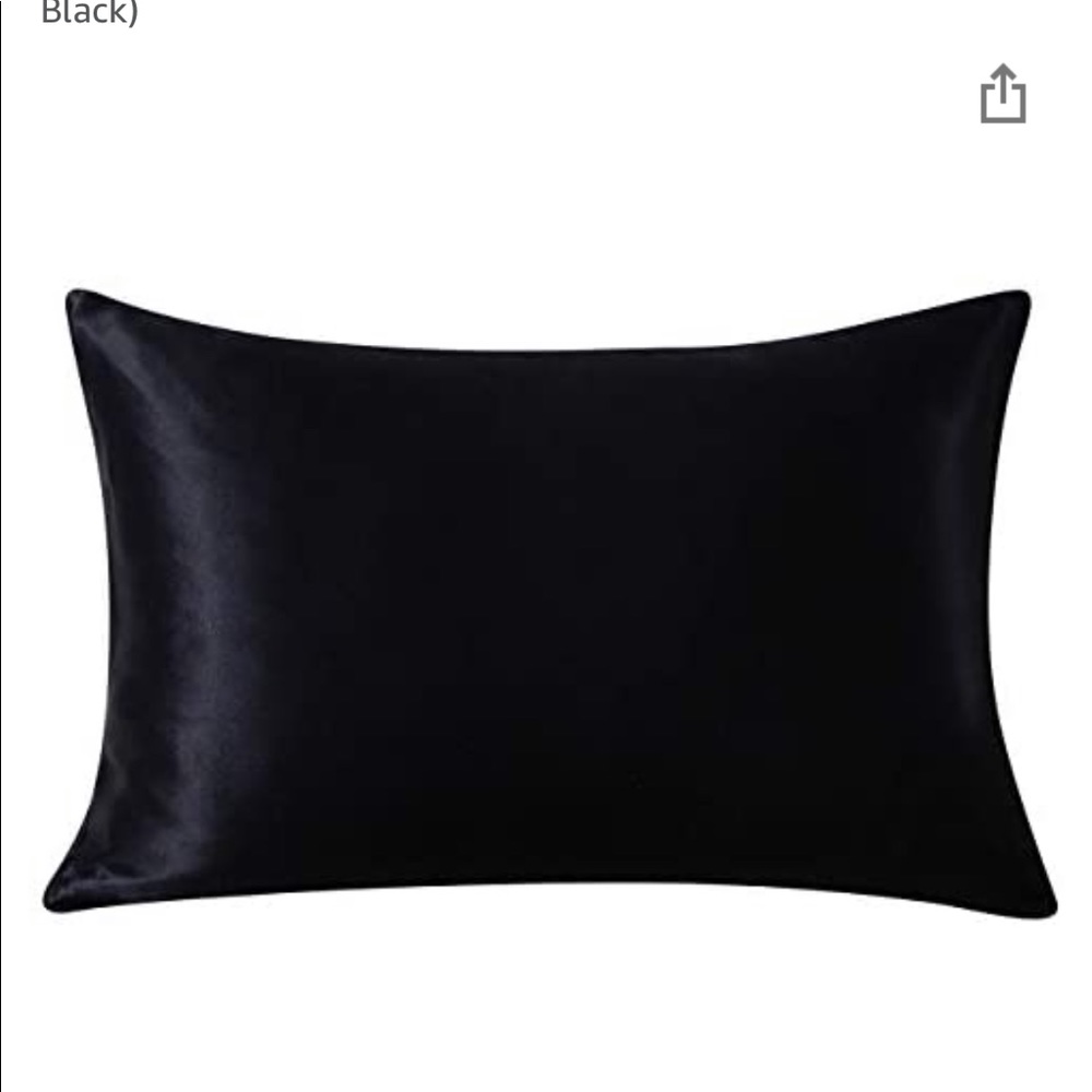 Silk Pillow Case Black